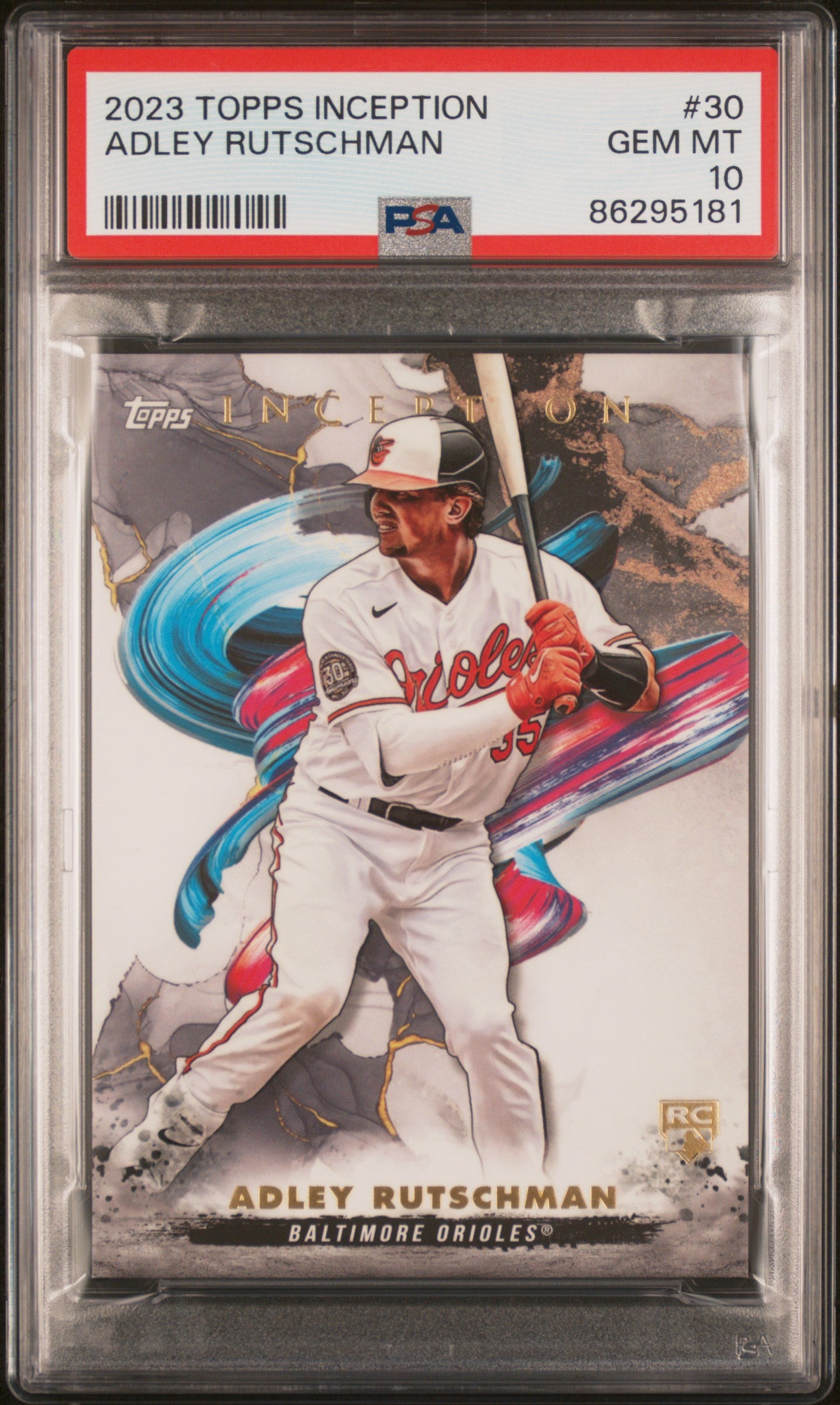 2023 Topps Inception #30 Adley Rutschman PSA 10