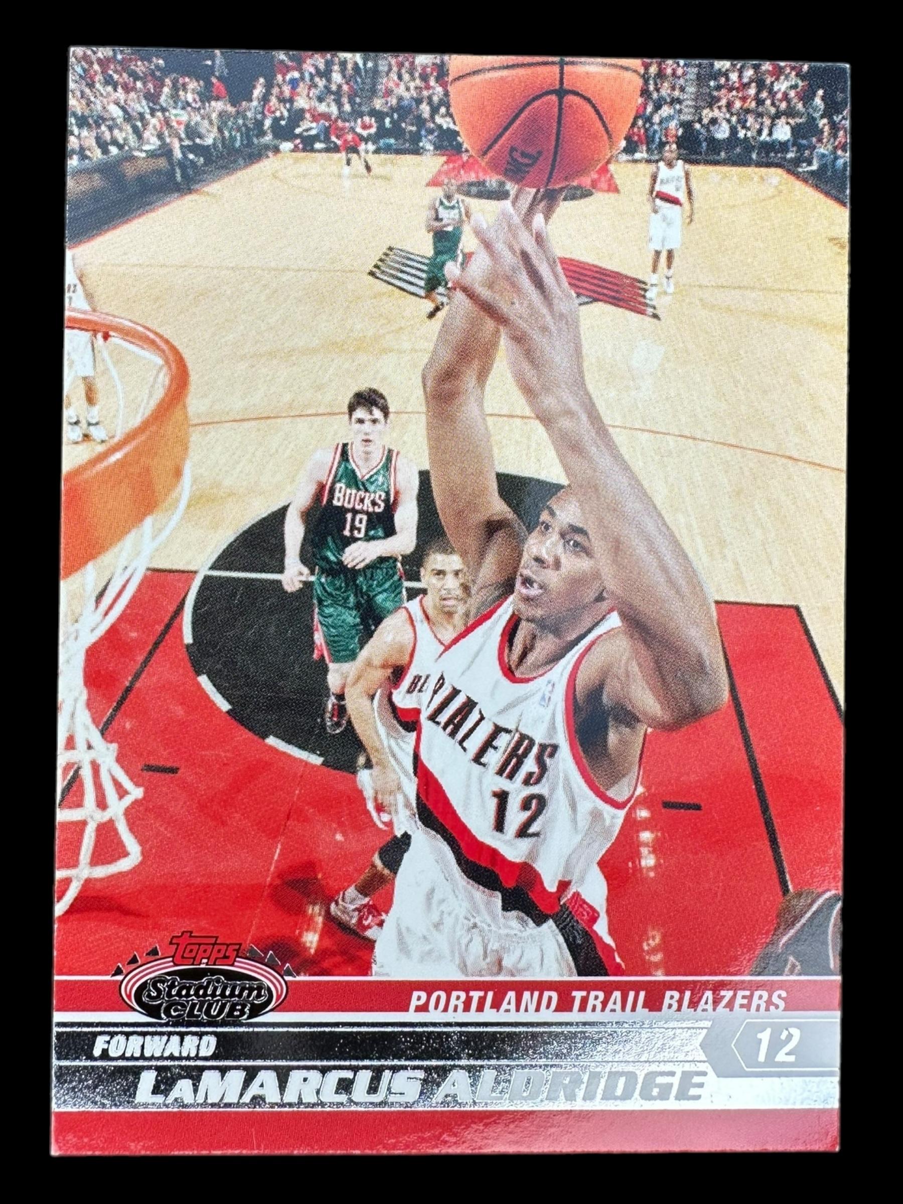 2007-08 Stadium Club #37 LaMarcus Aldridge 1st Day Issue #/1999