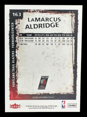 2008-09 Fleer #163 LaMarcus Aldridge