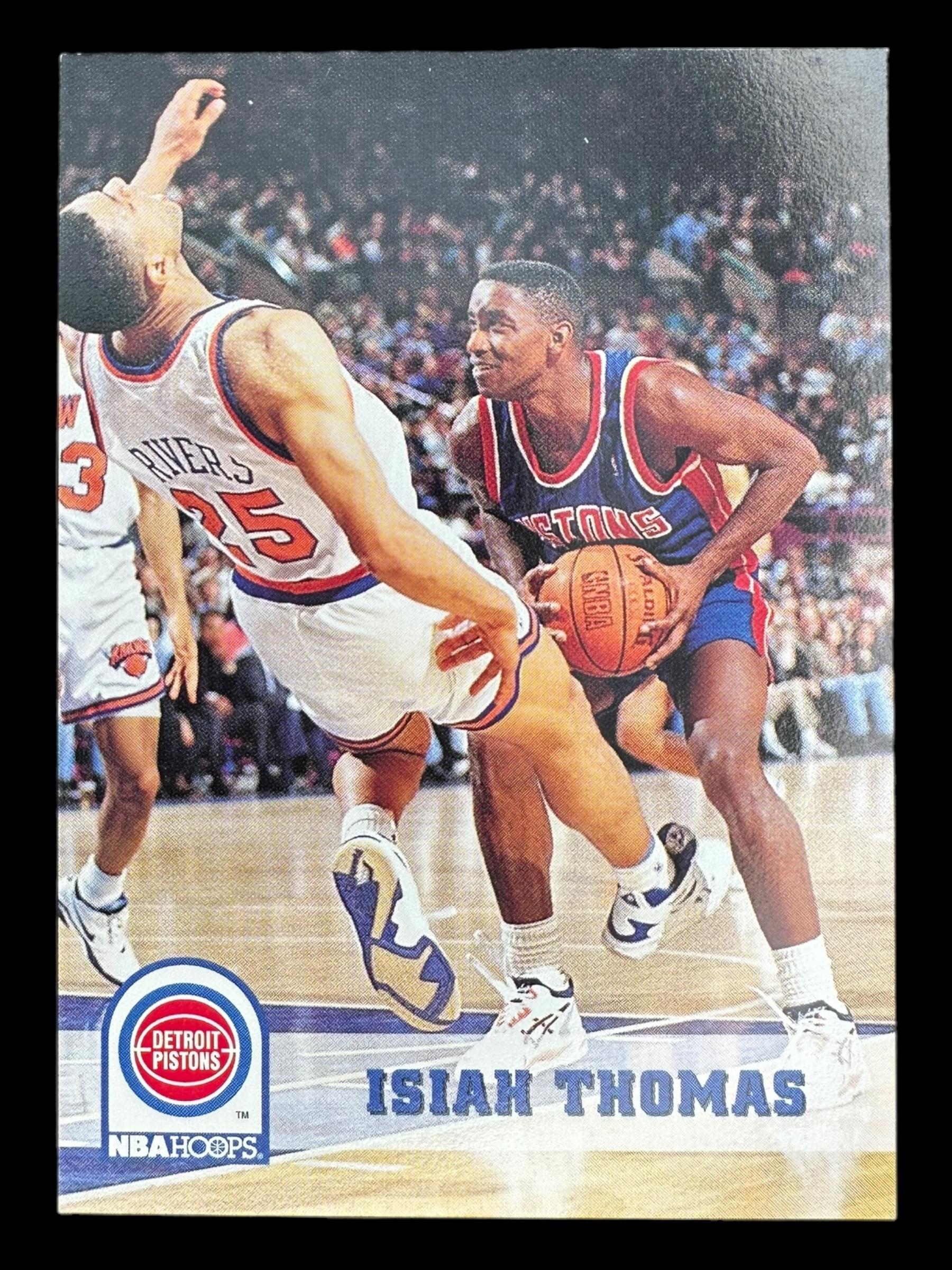 1993-94 Hoops #67 Isiah Thomas Fifth Anniversary Gold