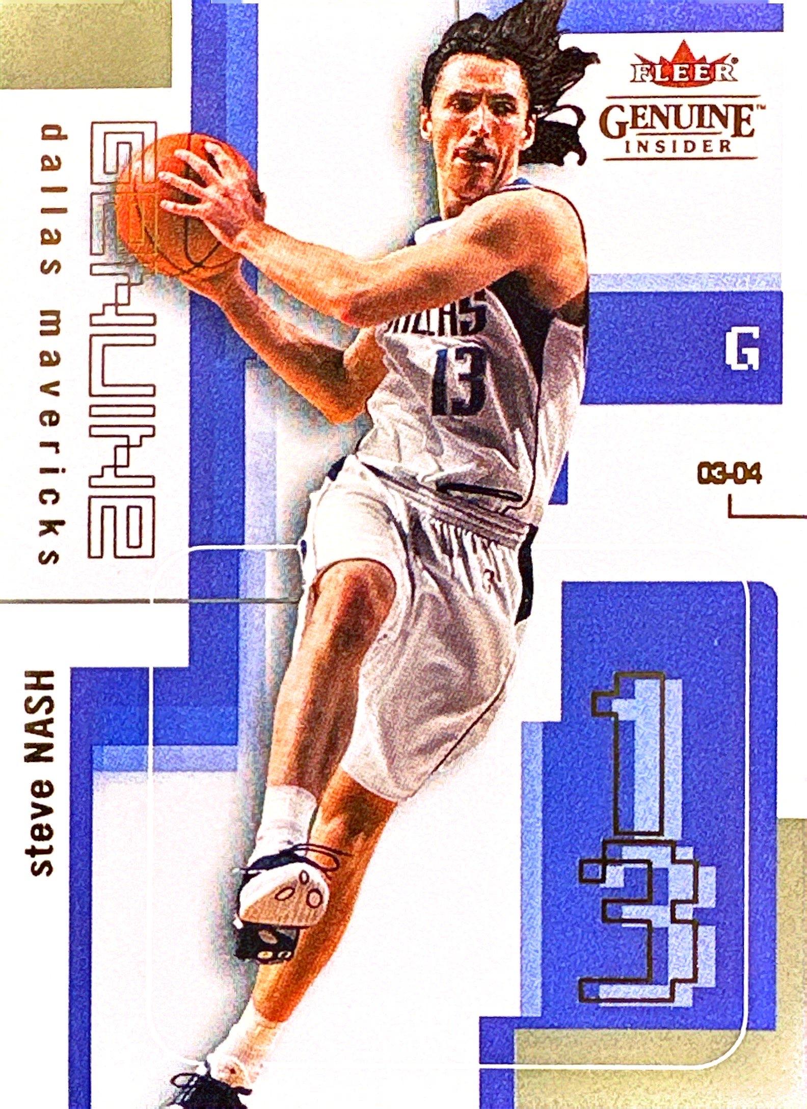 2003-04 Fleer Genuine Insider #51 Steve Nash