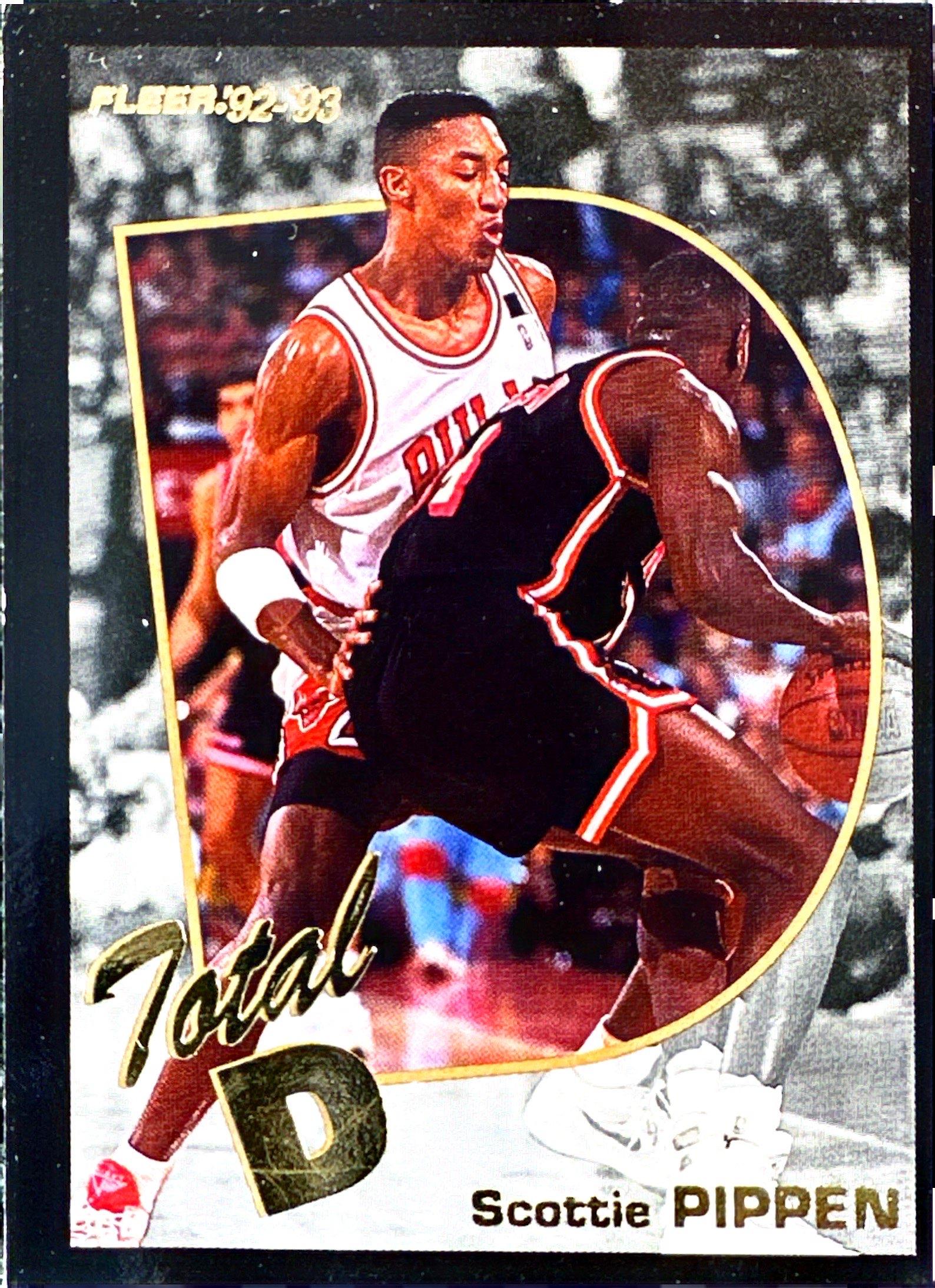 1992-93 Fleer #3 Scottie Pippen Total D