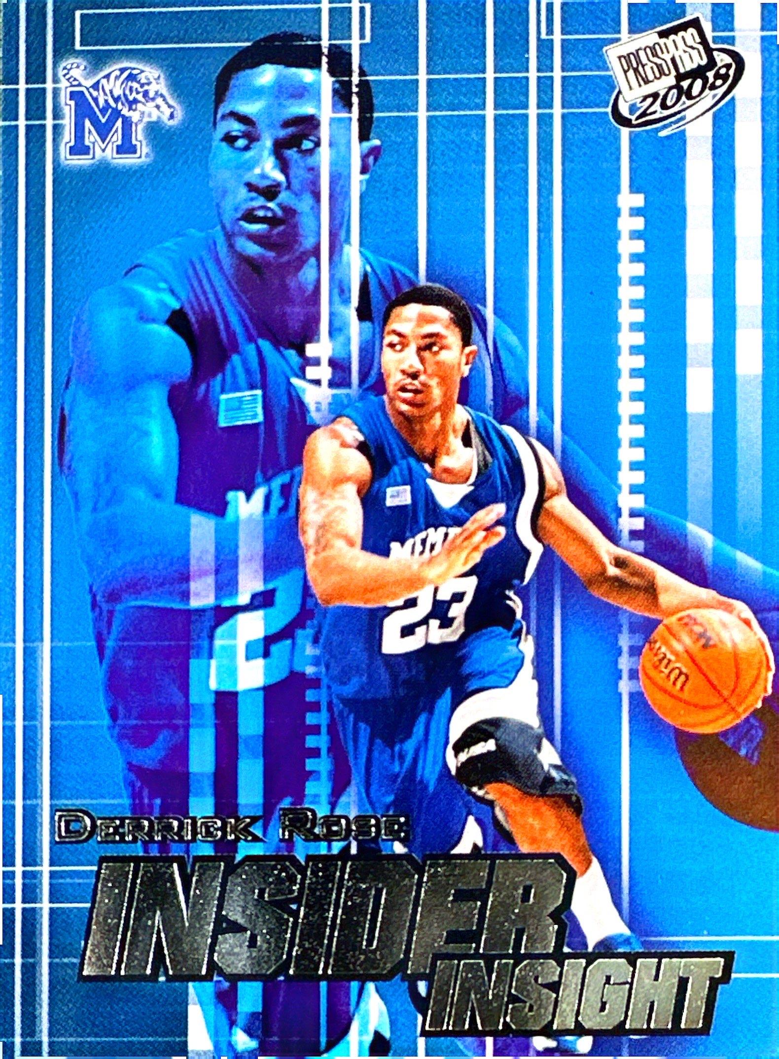 2008 Press Pass #II-2 Derrick Rose Insider Insight Blue