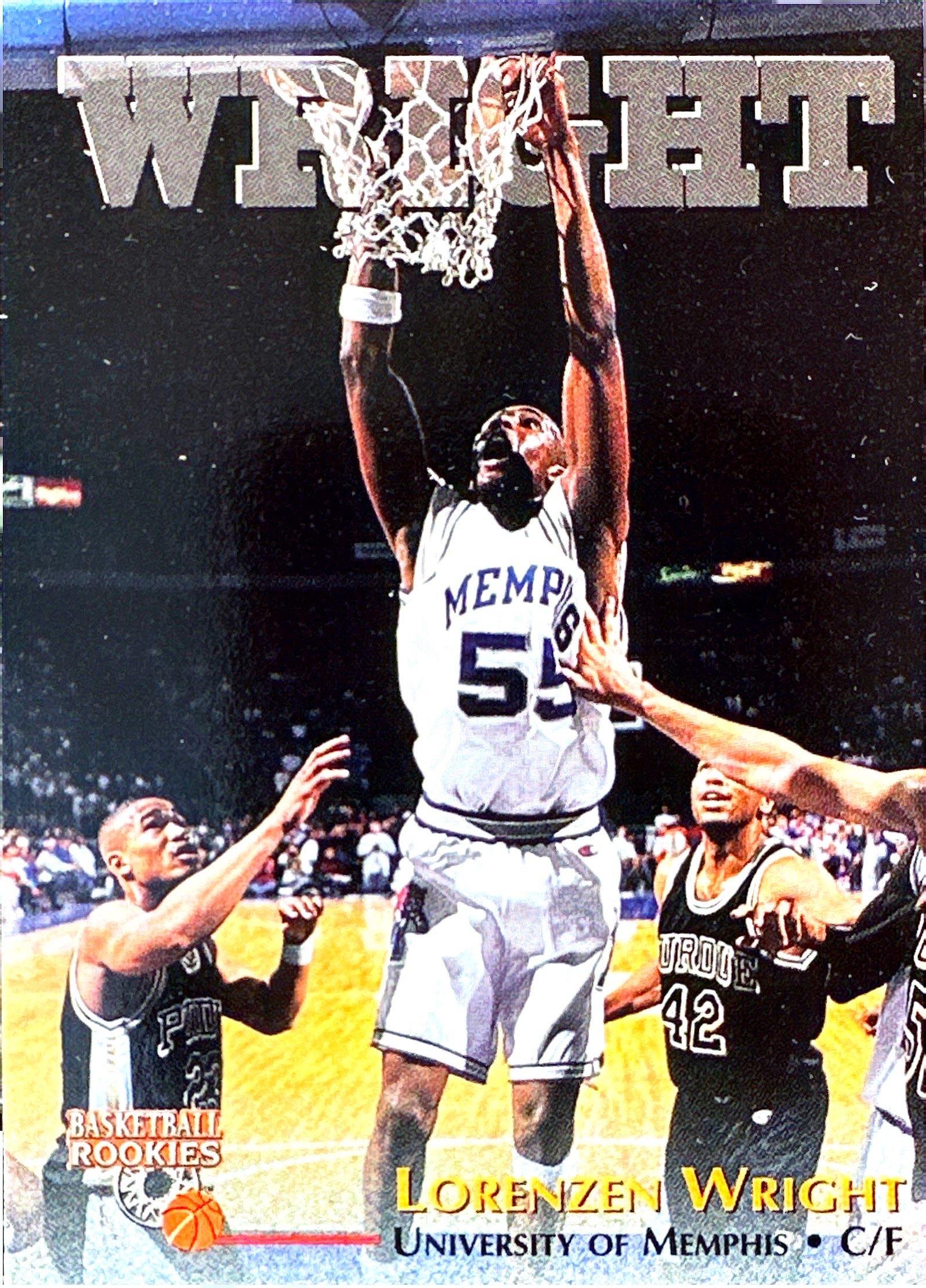 1996 Score Board Rookies #10 Lorenzen Wright