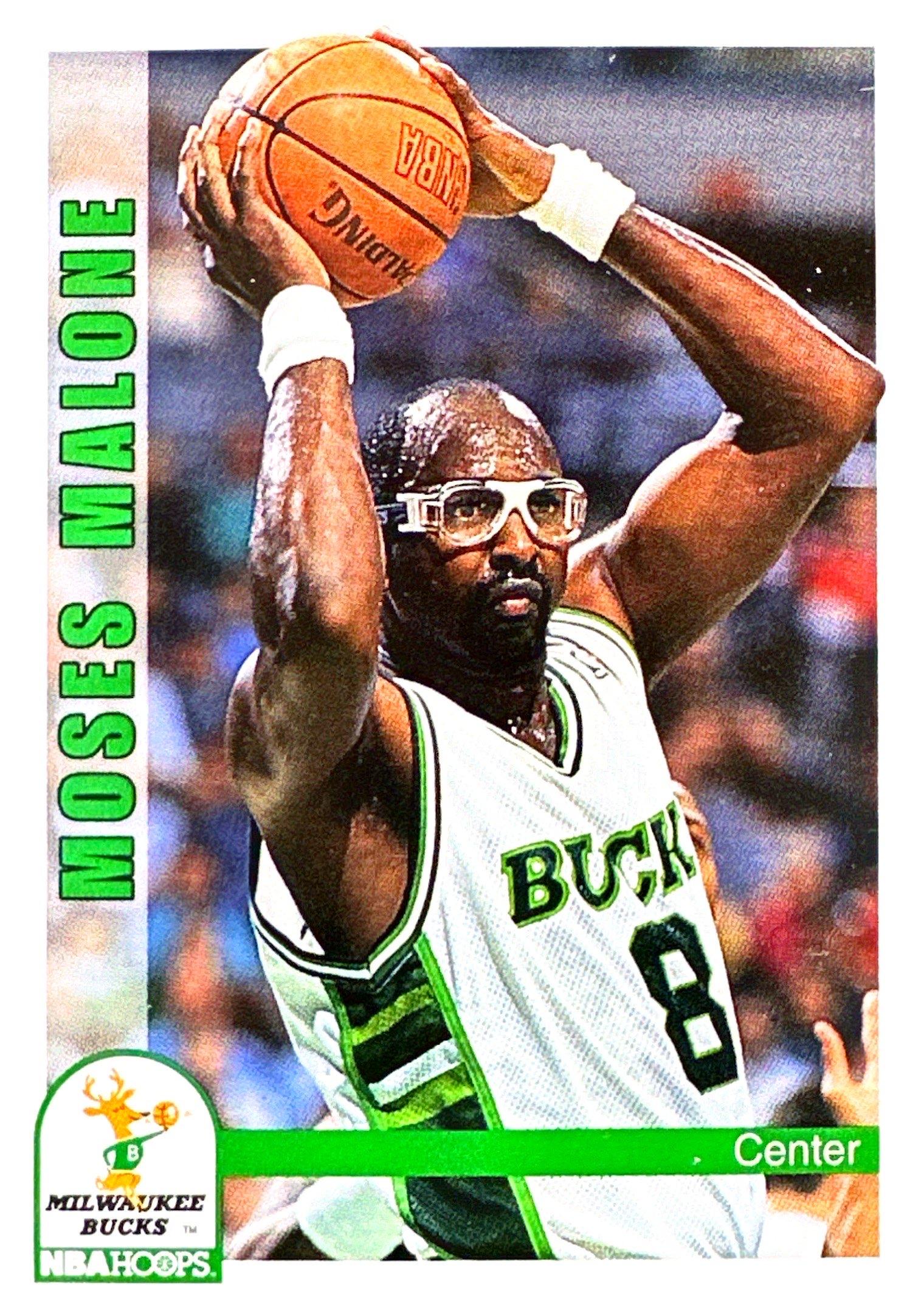 1992-93 Hoops #130 Moses Malone