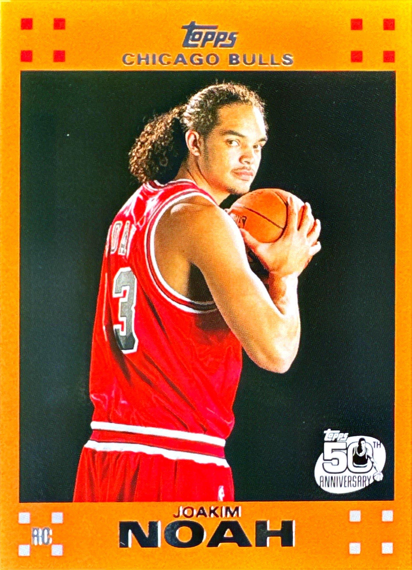 2007-08 Topps #9 Joakim Noah Rookie Set Orange