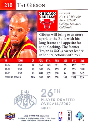 2009-10 Upper Deck #210 Taj Gibson