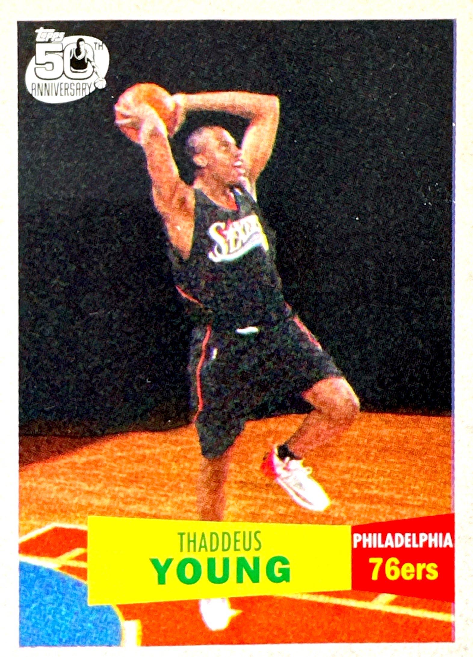 2007-08 Topps #122 Thaddeus Young 1957-58 Variations