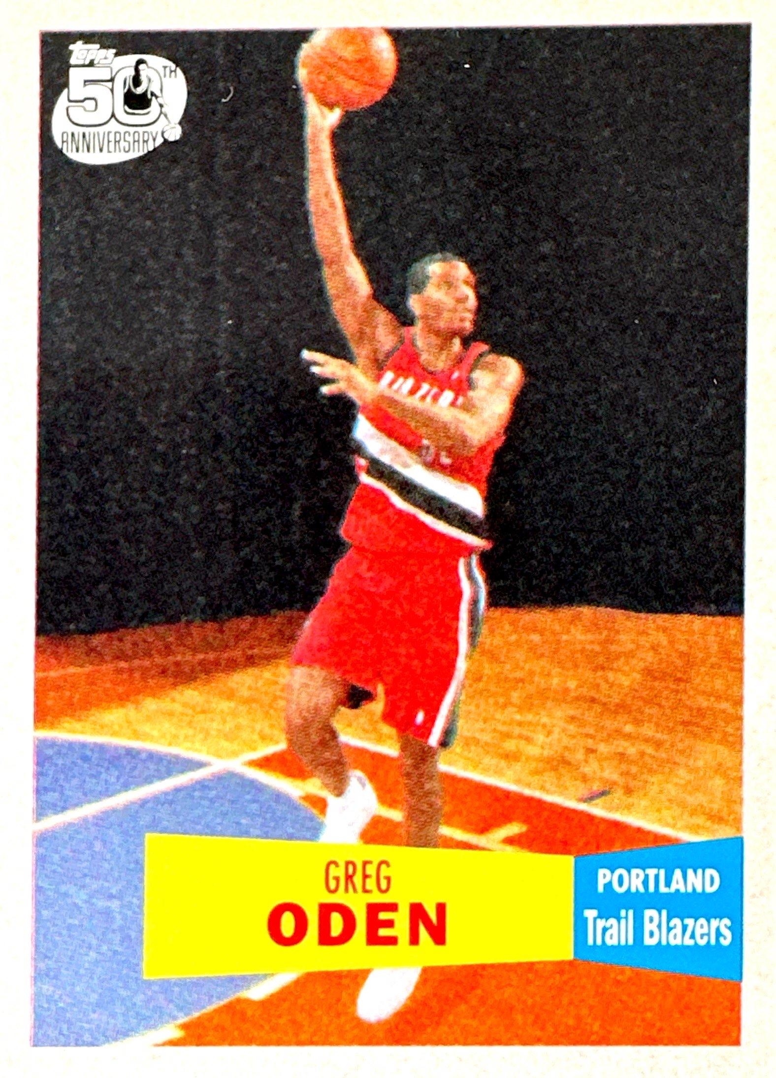 2007-08 Topps #111 Greg Oden 1957-58 Variations