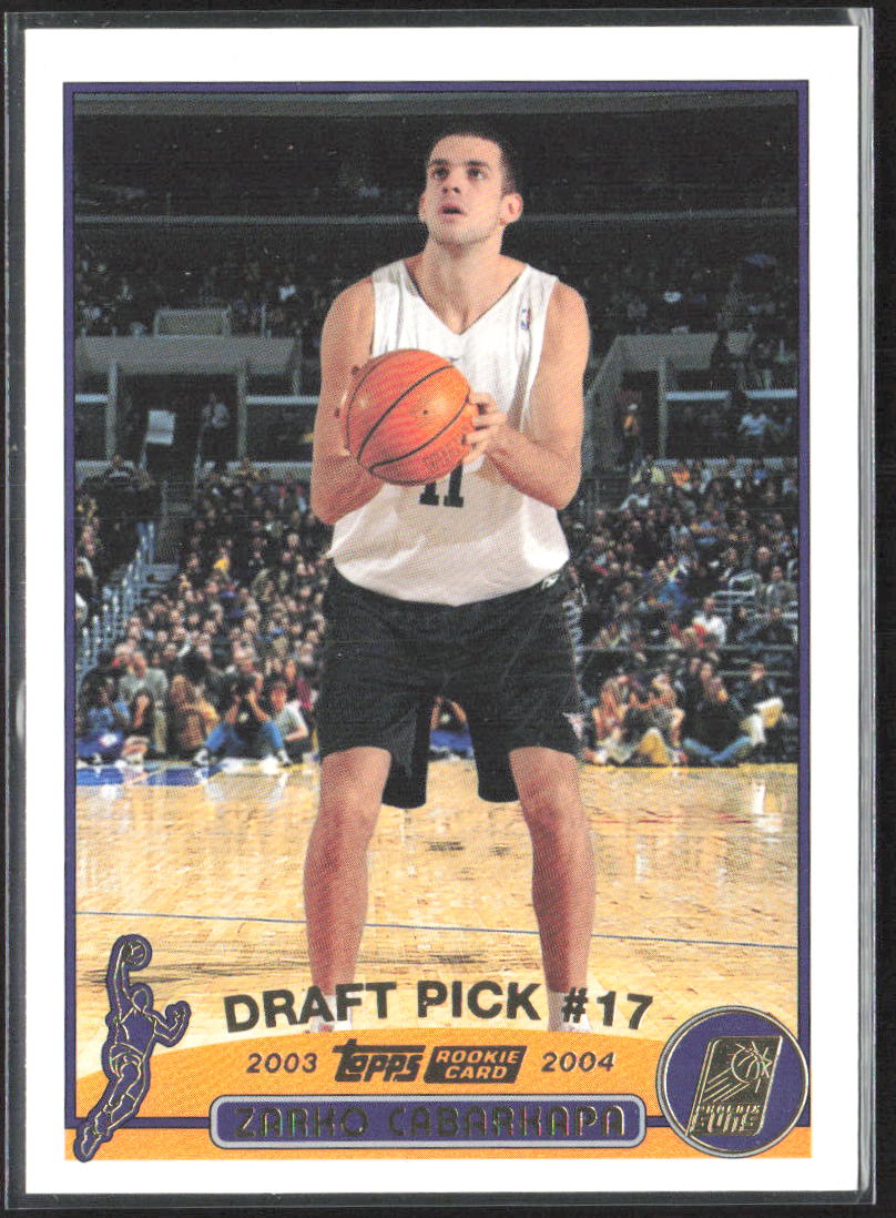 2003-04 Topps #237 Zarko Cabarkapa Rookie Card