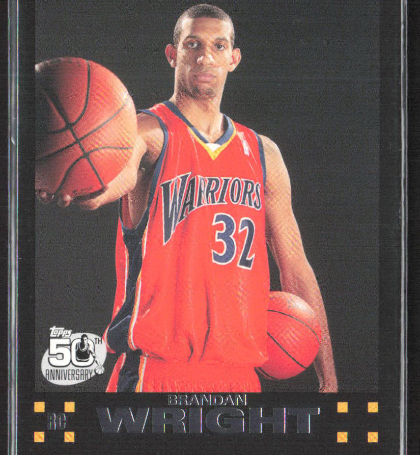 2007-08 Topps  #118 Brandan Wright Rookie Set Orange