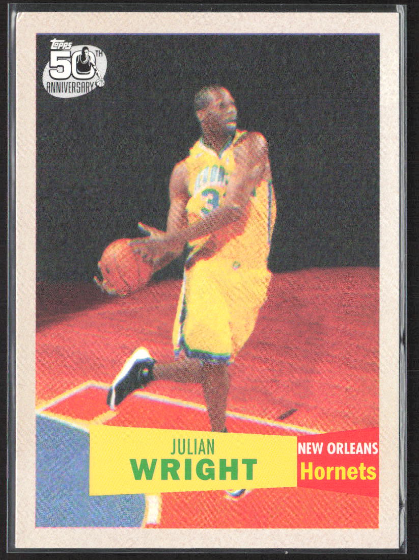 2007-08 Topps #123 Julian Wright 1957-58 Variations