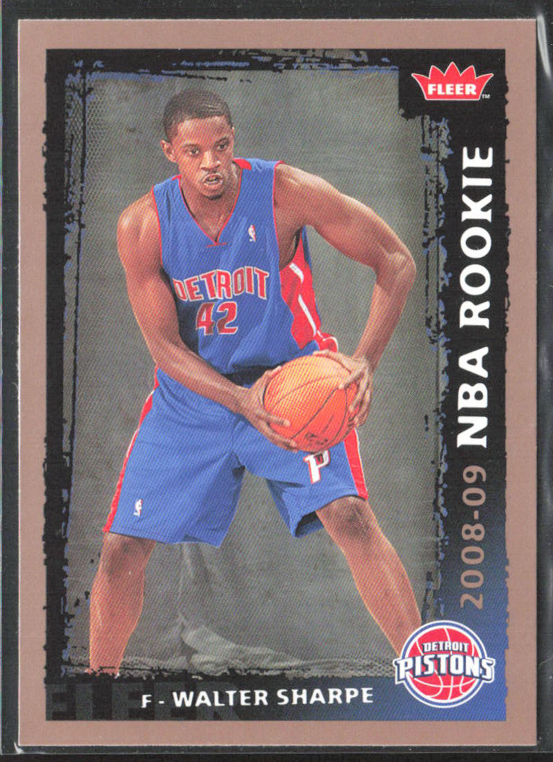 2008-09 Fleer #229 Walter Sharpe