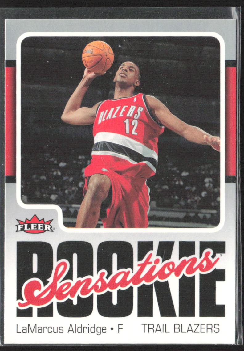 2006-07 Fleer #RS-LA LaMarcus Aldridge Rookie Sensations