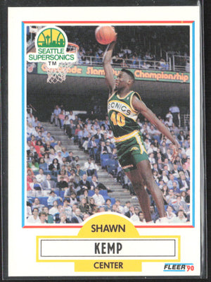 1990-91 Fleer #178aShawn Kemp