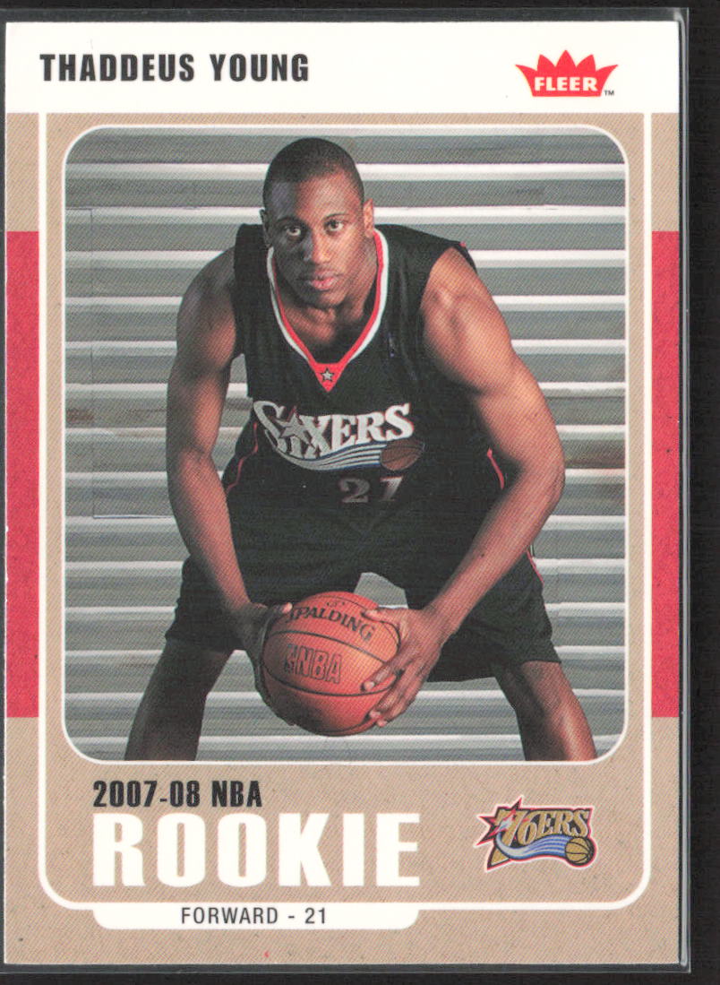 2007-08 Fleer #234 Thaddeus Young