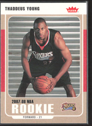 2007-08 Fleer #234 Thaddeus Young