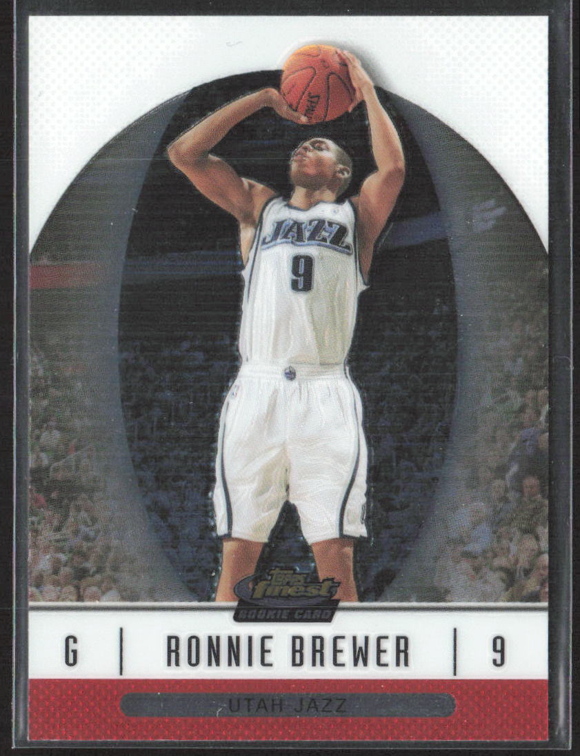 2006-07 Topps Finest #56 Ronnie Brewer