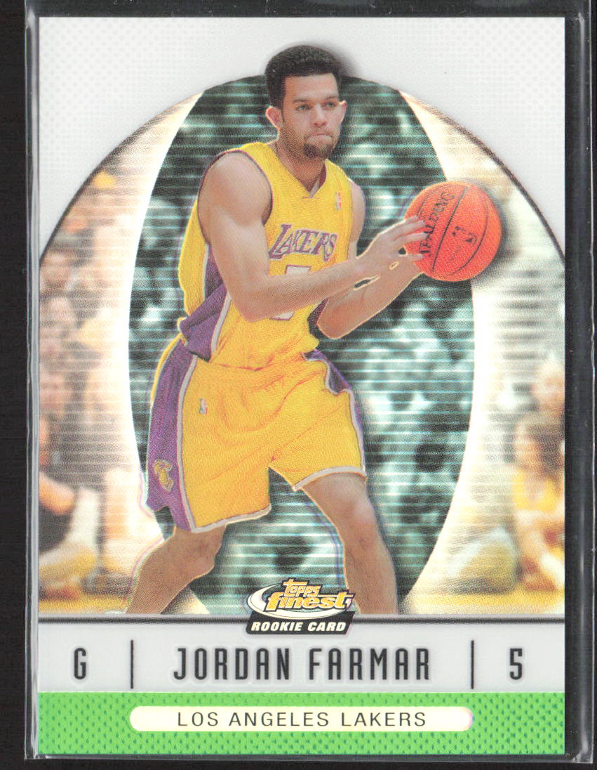 2006-07 Topps Finest #67 Jordan Farmar Refractors Blue #/299