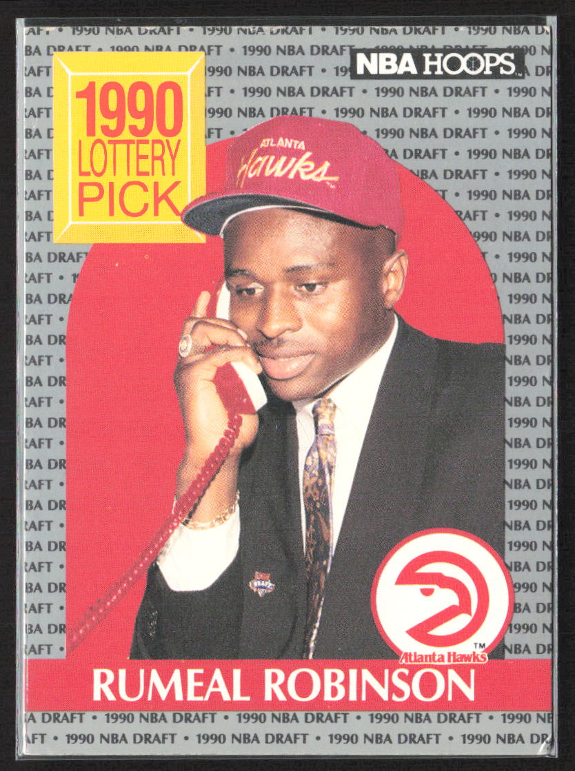 1990-91 Hoops Lottery Pick #399 Rumeal Robinson