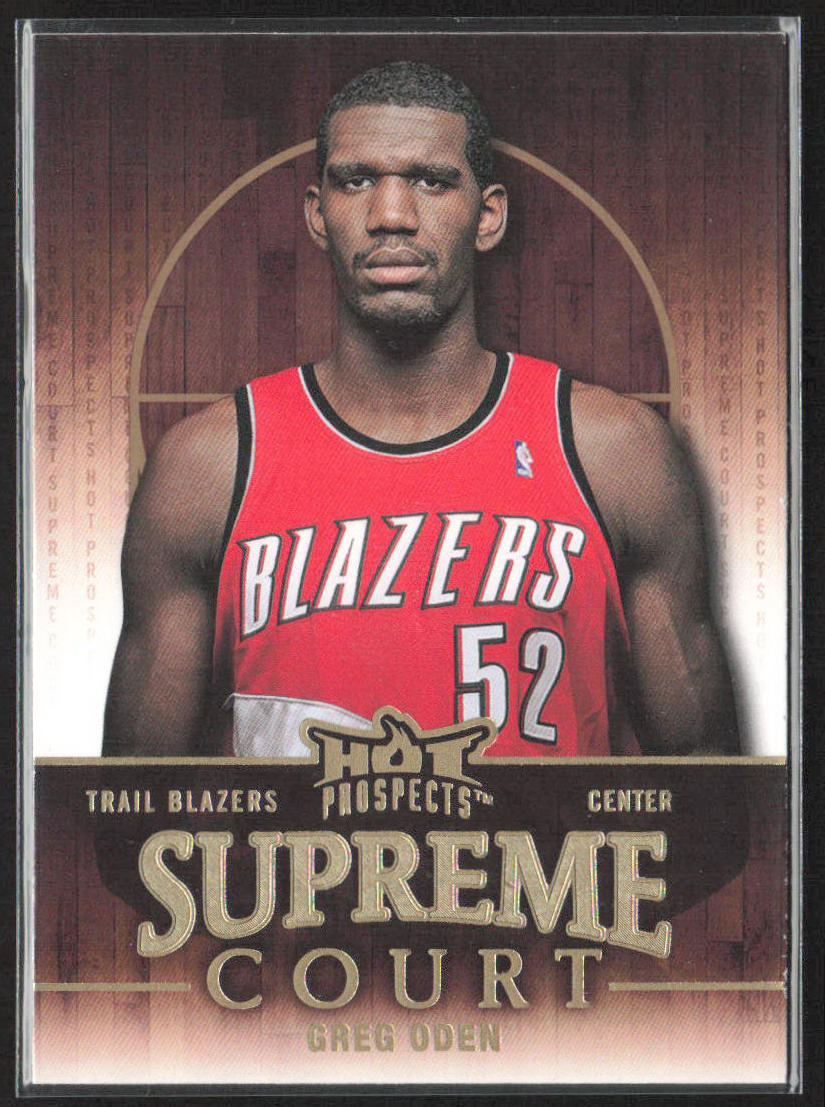 2008-09 Fleer Hot Prospects #SC-16 Greg Oden Supreme Court