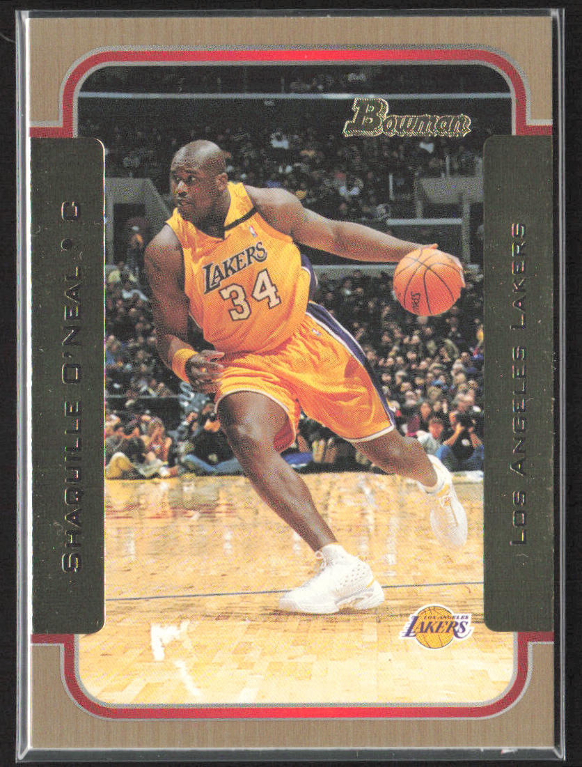 2003-04 Bowman #50 Shaquille O'Neal Gold