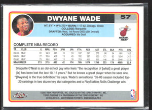 2006-07 Topps Chrome #57 Dwyane Wade