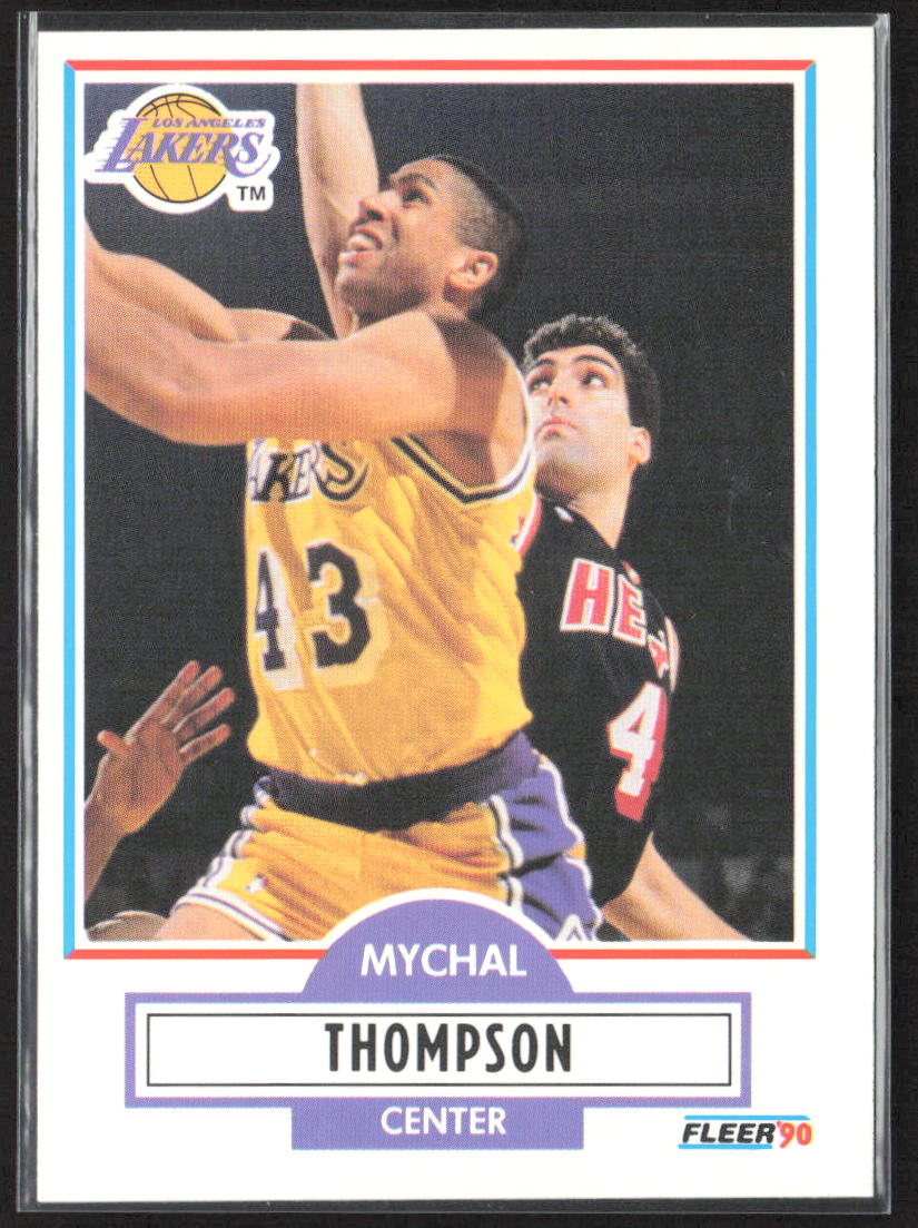 1990-91 Fleer #95 Mychal Thompson