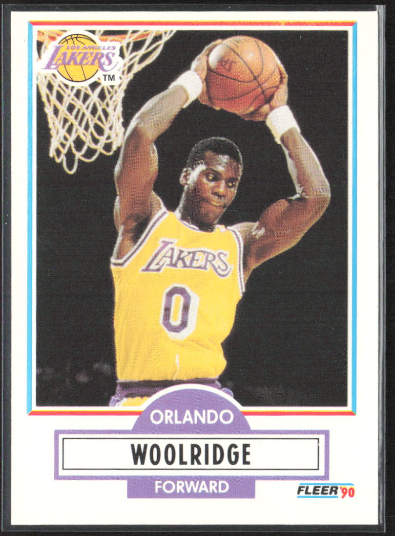 1990-91 Fleer #96 Orlando Woolridge