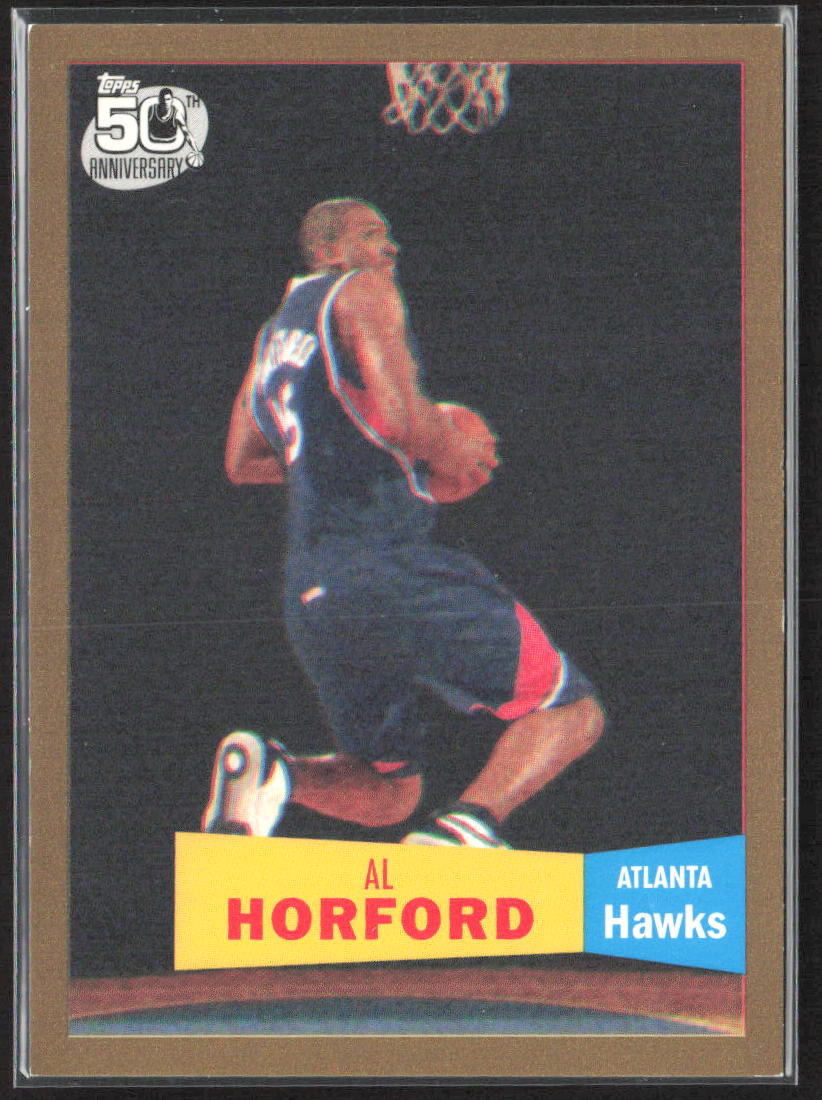 2007-08 Topps #113 Al Horford 1957-58 Variations Gold