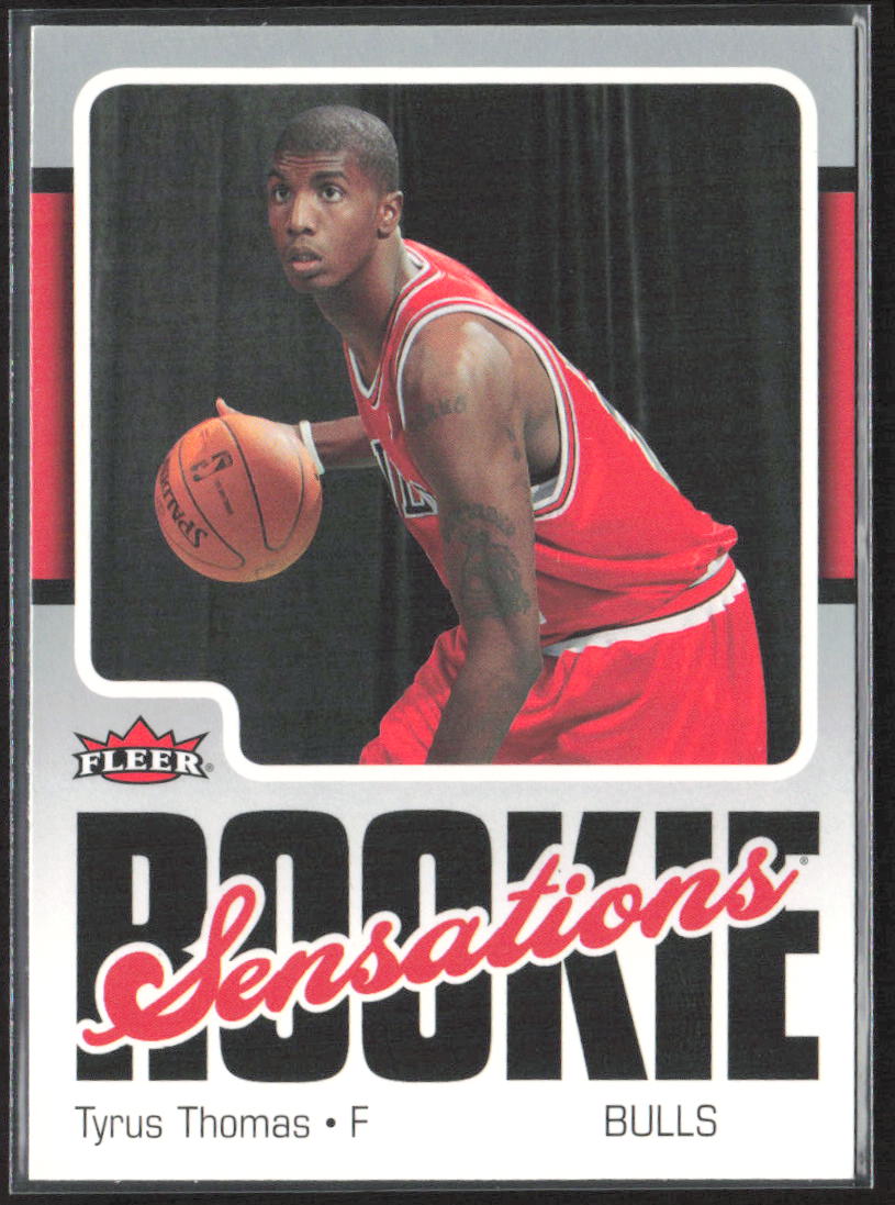 2006-07 Fleer #RS-TT Tyrus Thomas Rookie Sensations