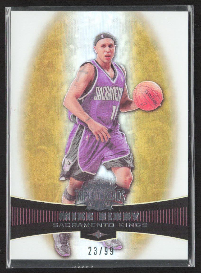 2006-07 Topps Triple Threads #48 Mike Bibby Sepia #/299