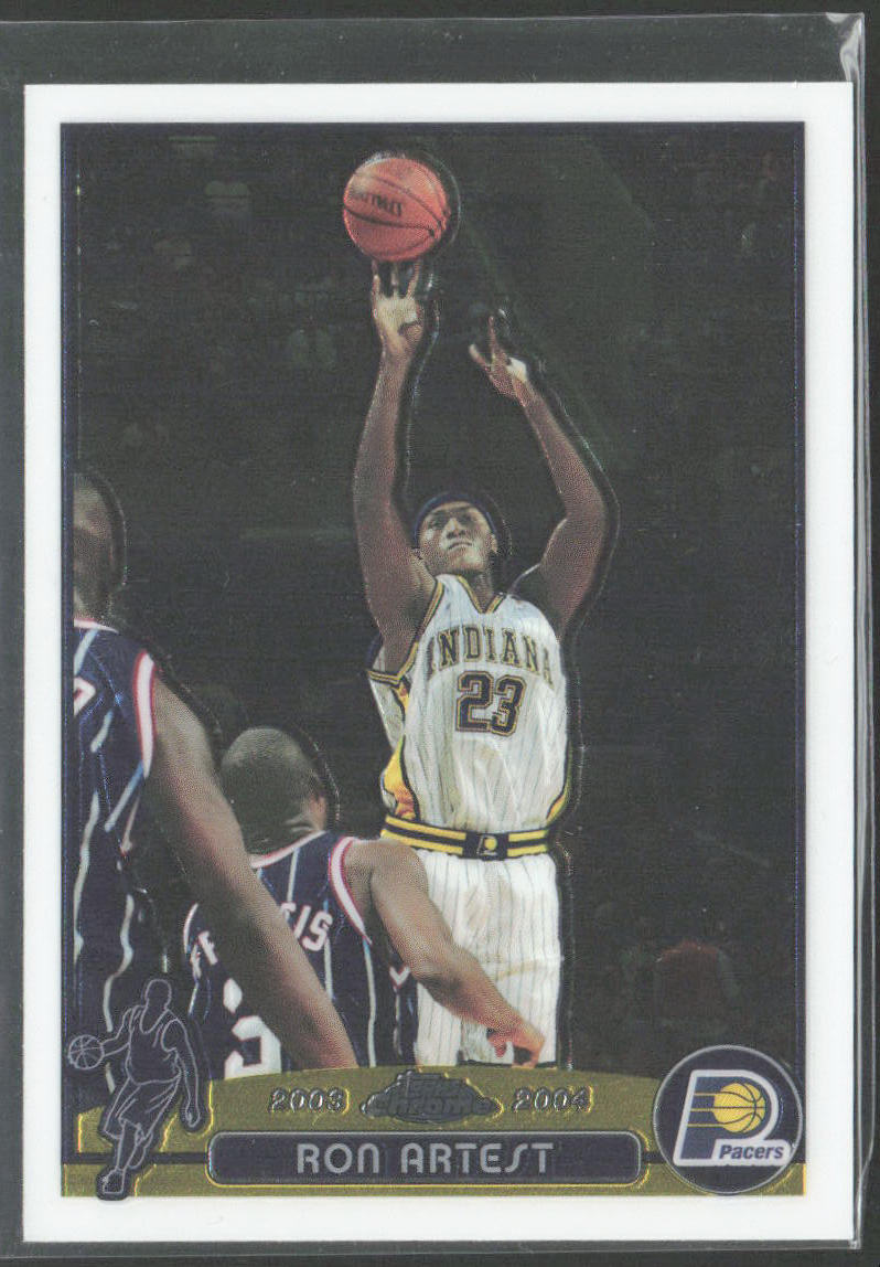 2003-04 Topps Chrome #57 Ron Artest