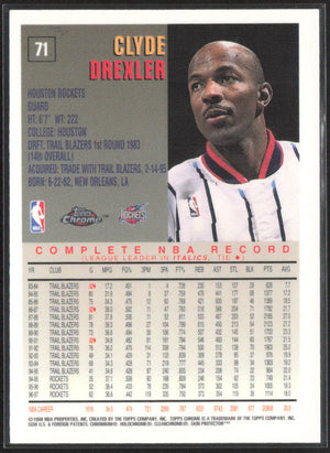 1997-98 Topps Chrome #71 Clyde Drexler