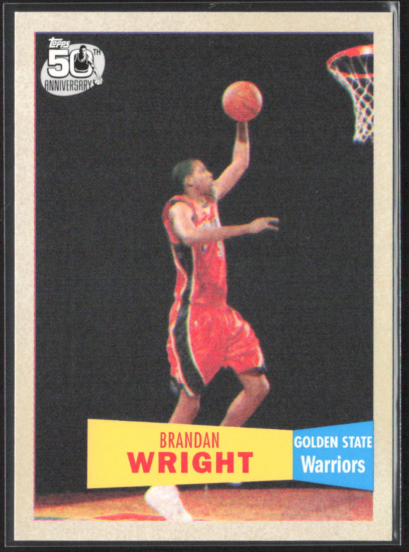 2007-08 Topps 50th Anniversary #118 Brandan Wright 1957-58 Variations