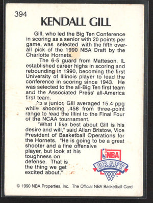 1990-91 Hoops Lottery Pick #394 Kendall Gill