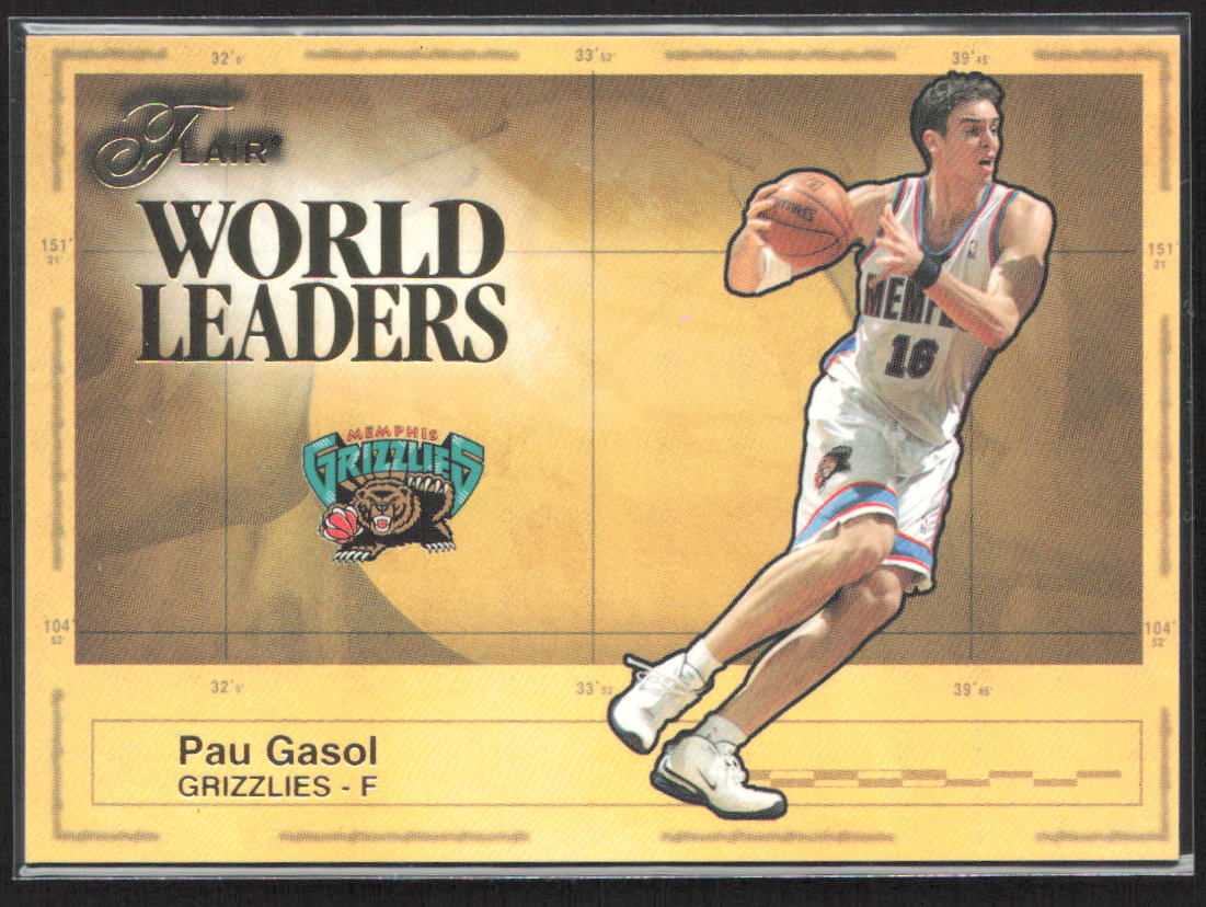 2003-04 Flair #14 WL Pau Gasol World Leaders