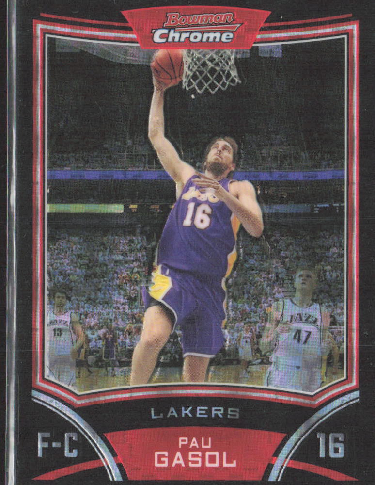 2008-09 Bowman #16 Pau Gasol Blue #/499