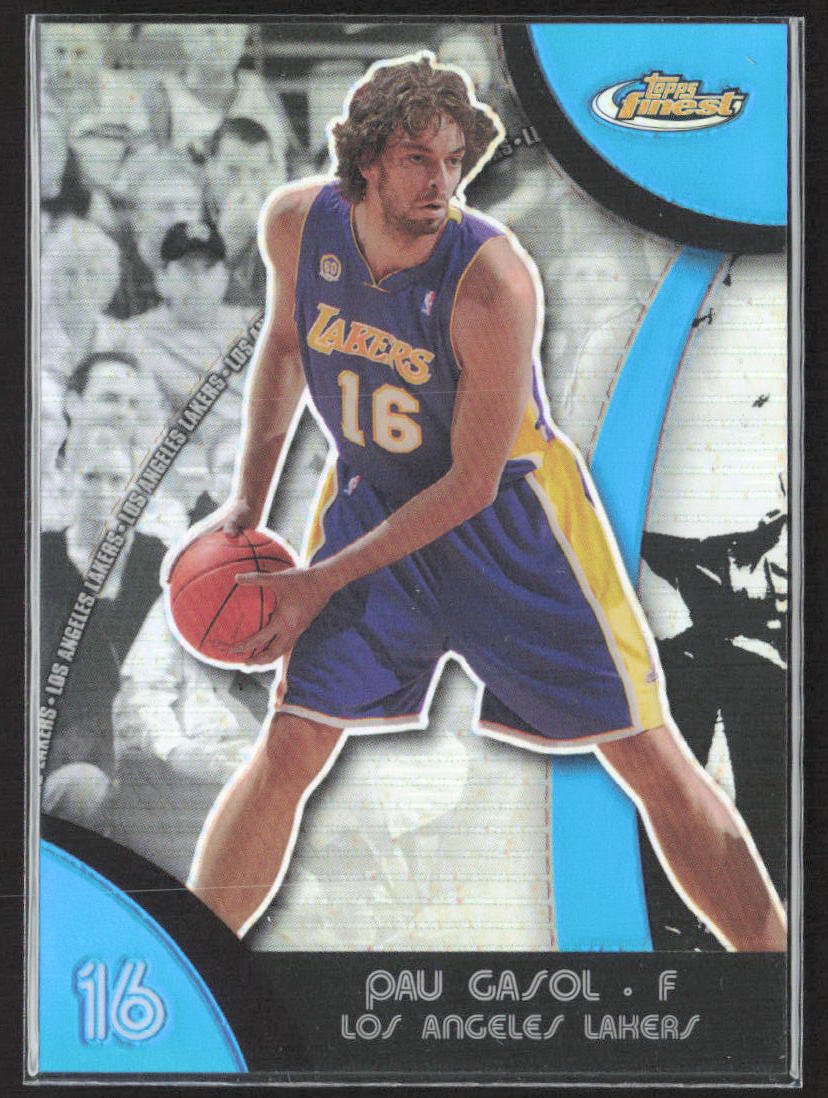 2007-08 Topps Finest #16 Pau Gasol