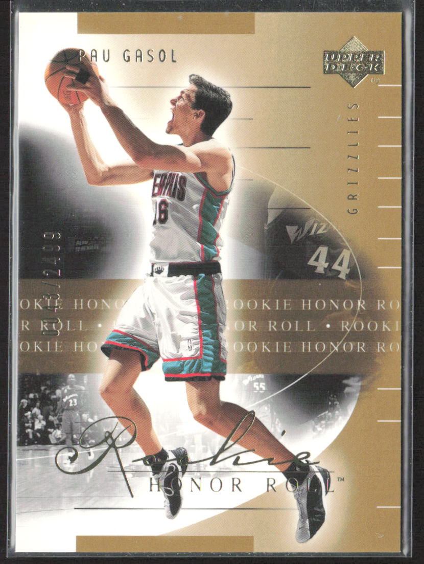 2001-02 Upper Deck Honor Roll #118 Pau Gasol #/2499