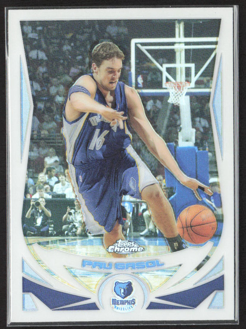 2004-05 Topps Chrome #117 Pau Gasol Refractors