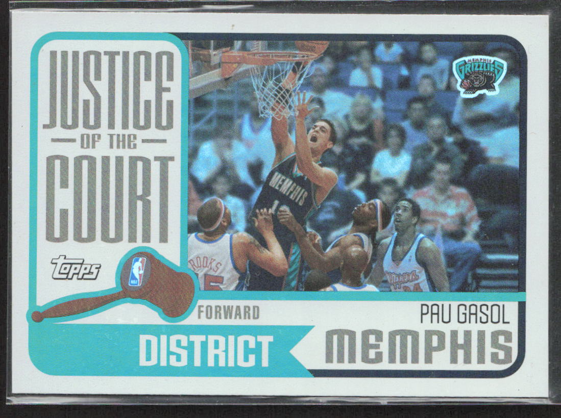 2003-04 Topps #JC-17 Pau Gasol Justice of the Court