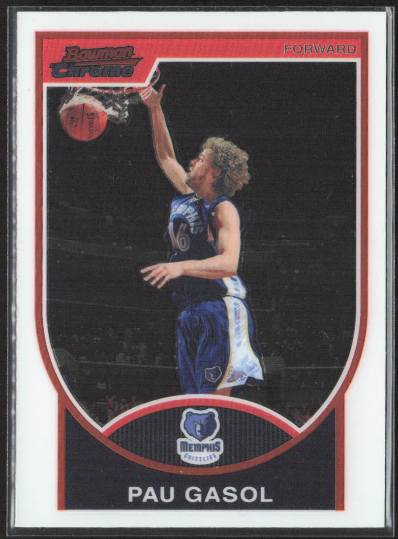 2007-08 Bowman #16 Pau Gasol Chrome