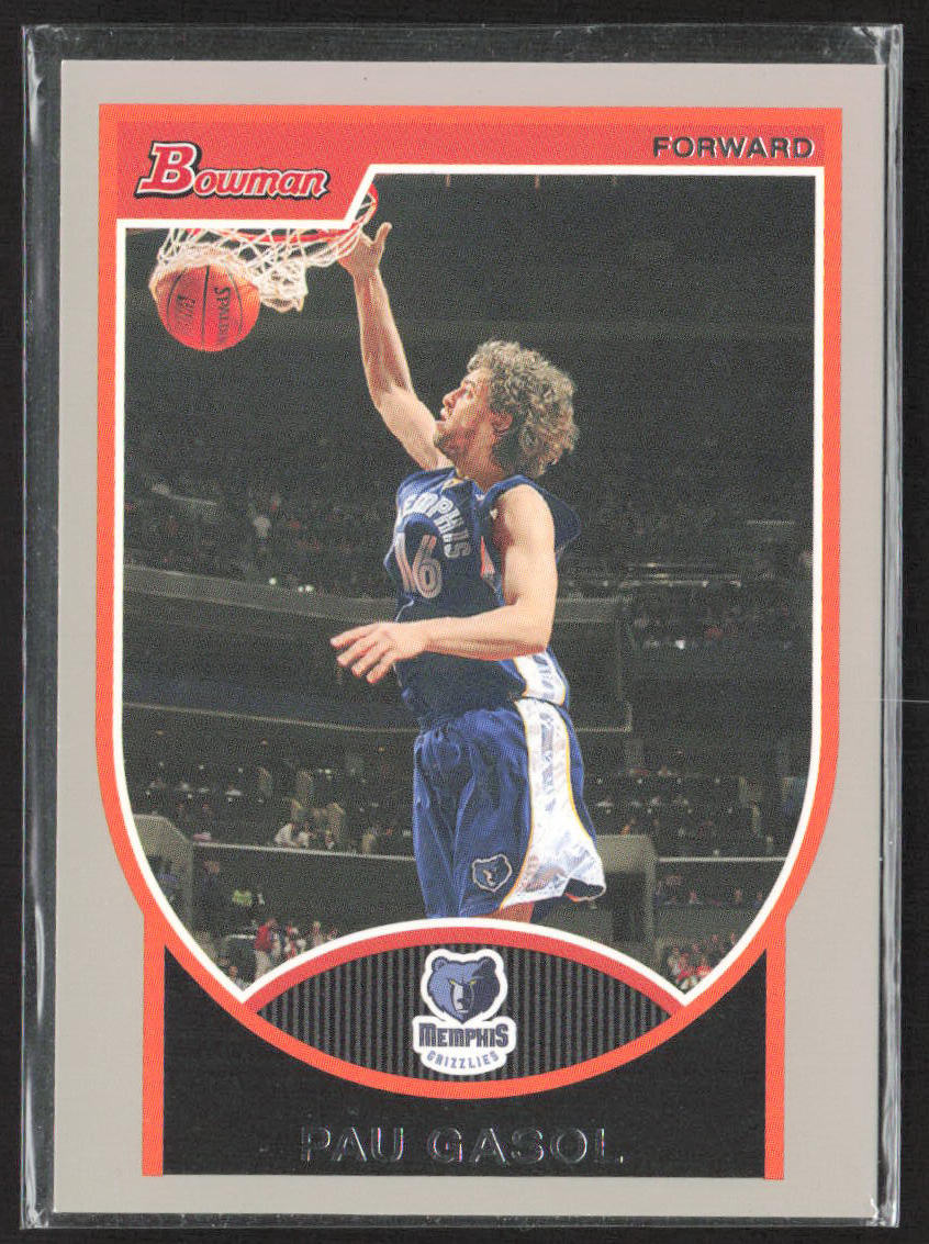 2007-08 Bowman #16 Pau Gasol