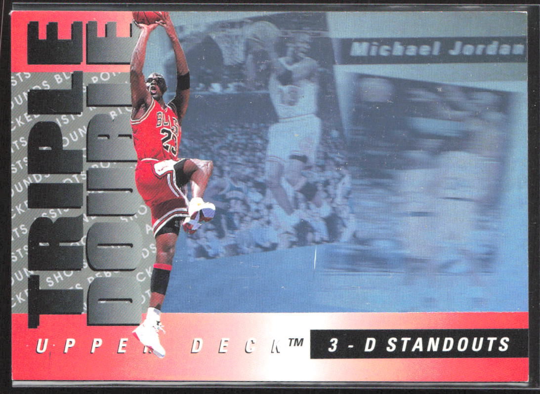 1993-94 Upper Deck 3-D Standouts #TD2 Michael Jordan