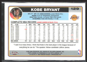 2006-07 Topps Chrome #129 Kobe Bryant