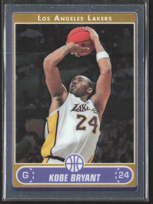 2006-07 Topps Chrome #129 Kobe Bryant