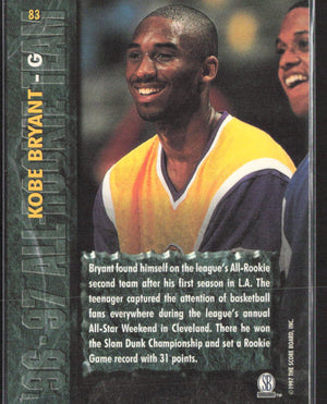 1997 Score Board Rookies #83 Kobe Bryant