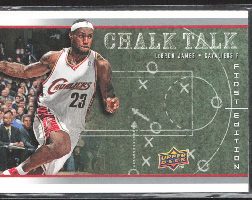 2008-09 Upper Deck First Edition #CT-5 LeBron James Chalk Talk