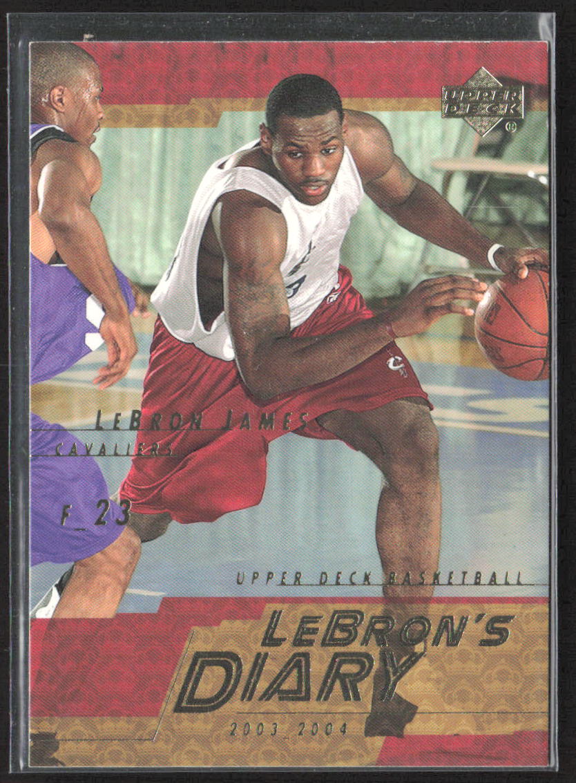 2003-04 Upper Deck #LJ6 LeBron James LeBron's Diary